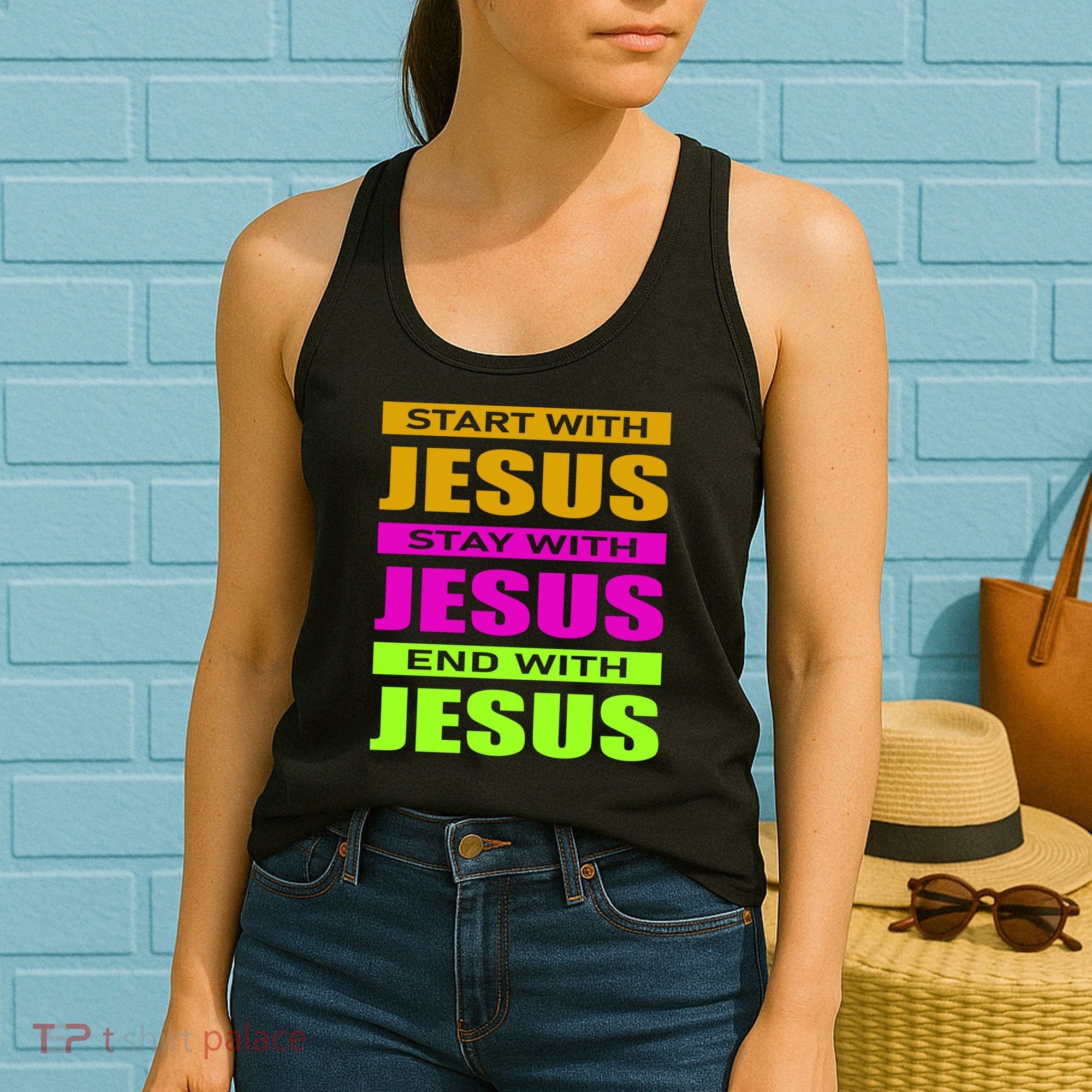 Start Stay End With Jesus Women's Tank Top