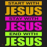 Start Stay End With Jesus Golf Towel thumb 3