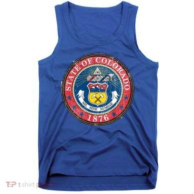 State of Colorado Vintage Logo Tank Top