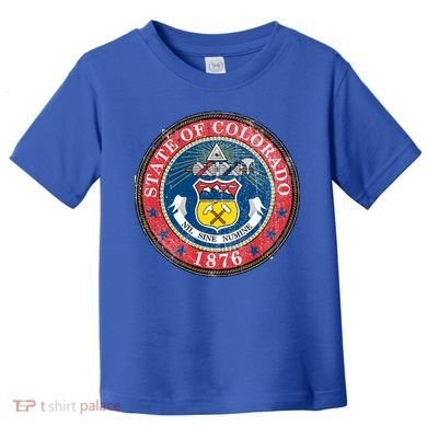 State of Colorado Vintage Logo Toddler T-Shirt