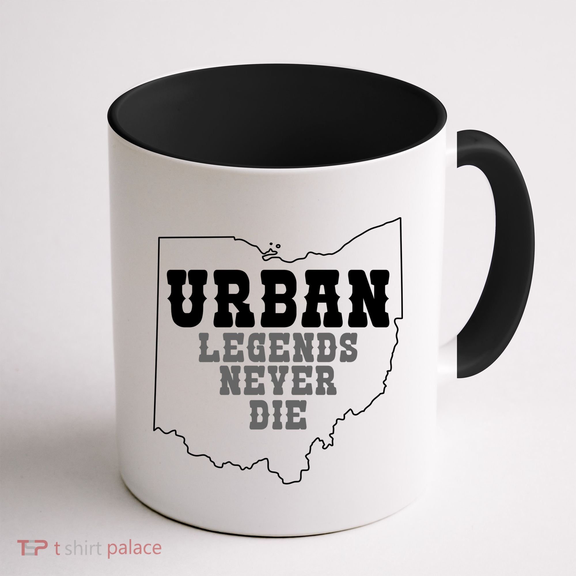 State Of Ohio Urban Legends Never Die Coffee Mug