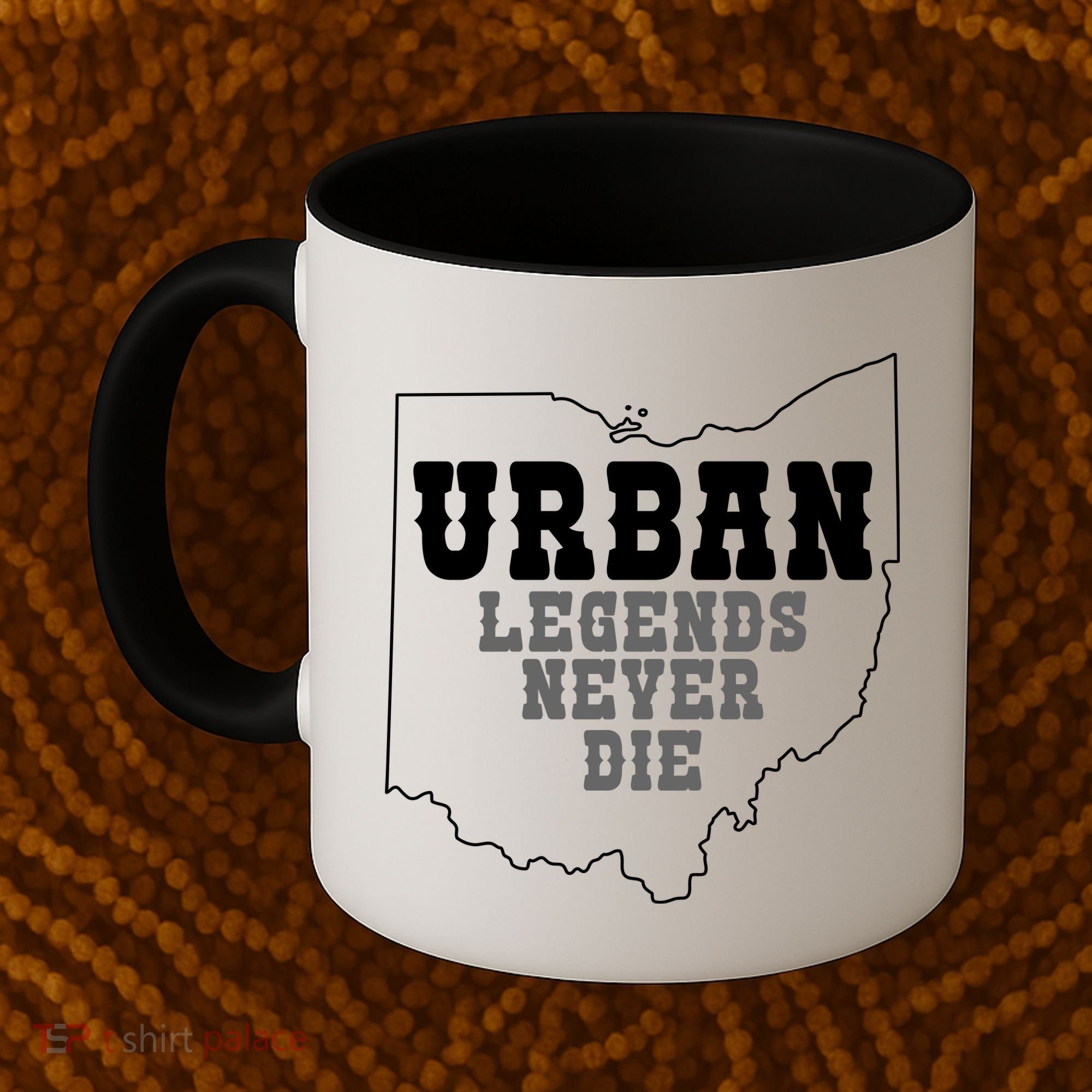 State Of Ohio Urban Legends Never Die Coffee Mug