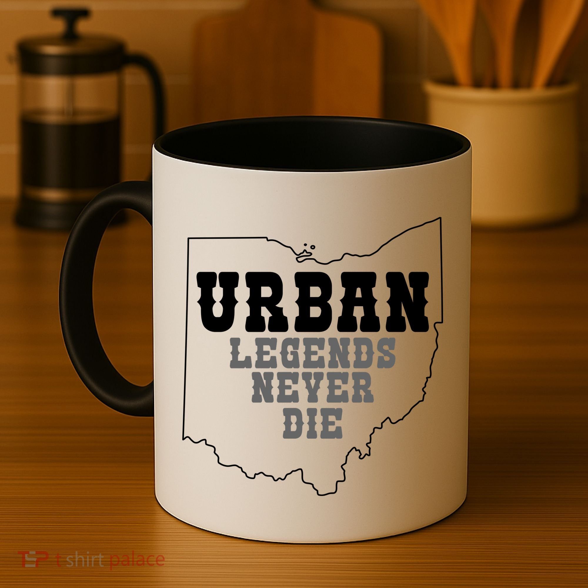 State Of Ohio Urban Legends Never Die Coffee Mug