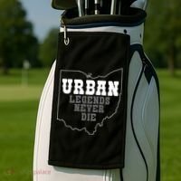 State Of Ohio Urban Legends Never Die Golf Towel thumb 2