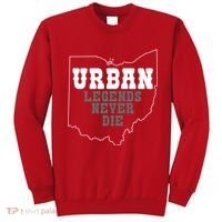 State Of Ohio Urban Legends Never Die Sweatshirt thumb 0