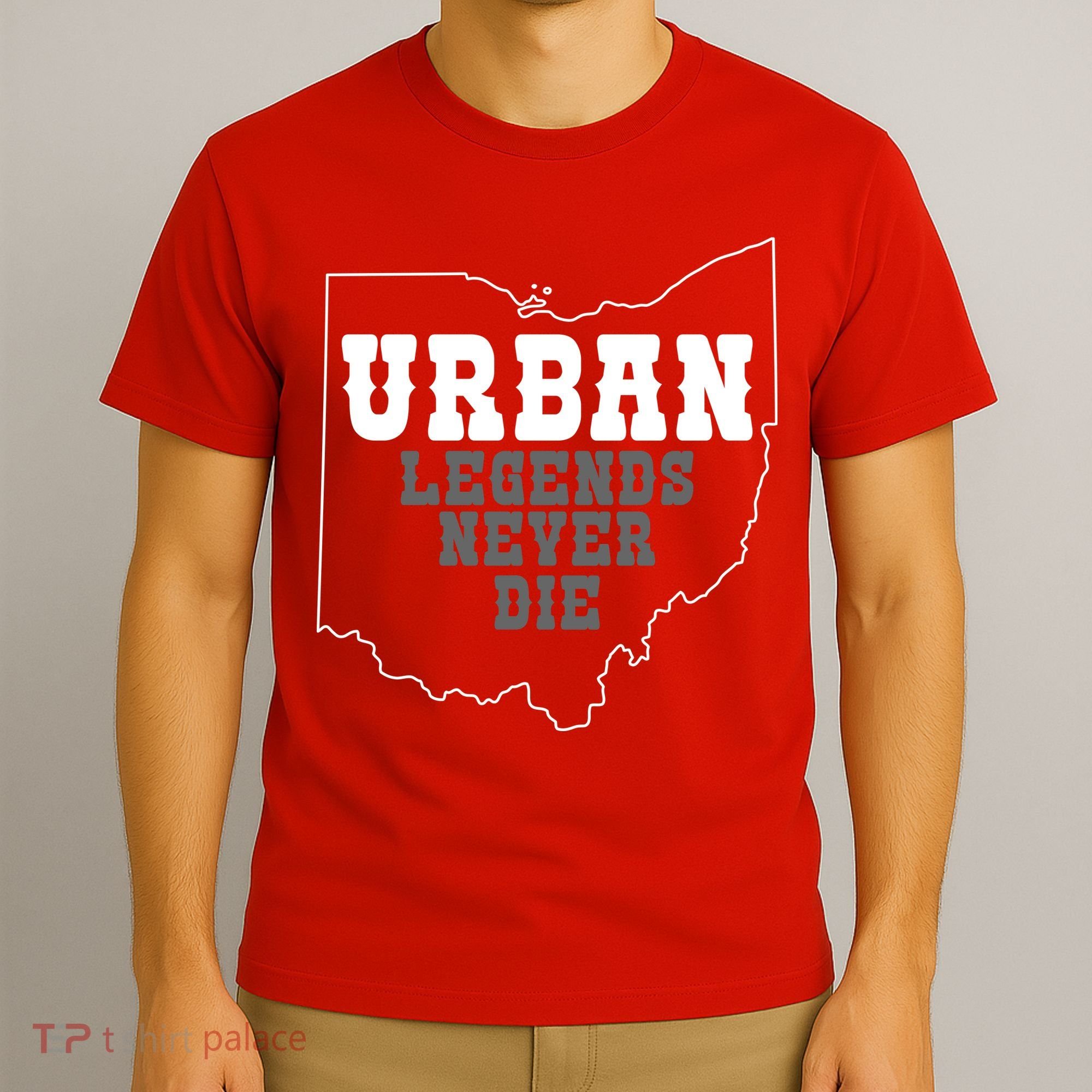 State Of Ohio Urban Legends Never Die T-Shirt