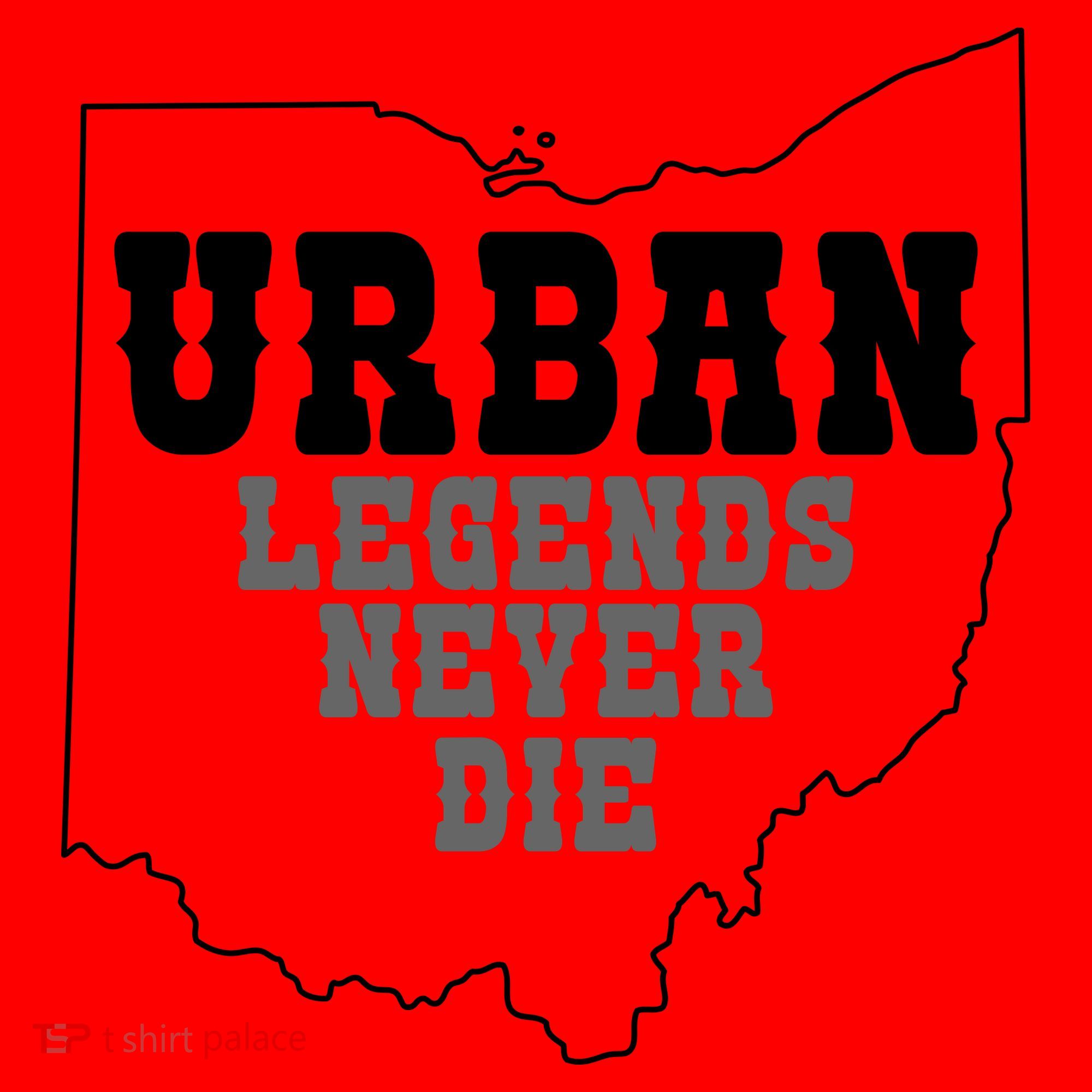 State Of Ohio Urban Legends Never Die Santa Hat