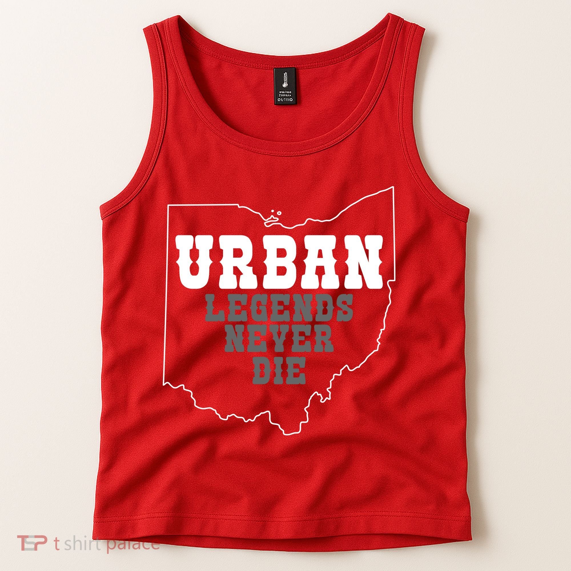 State Of Ohio Urban Legends Never Die Tank Top