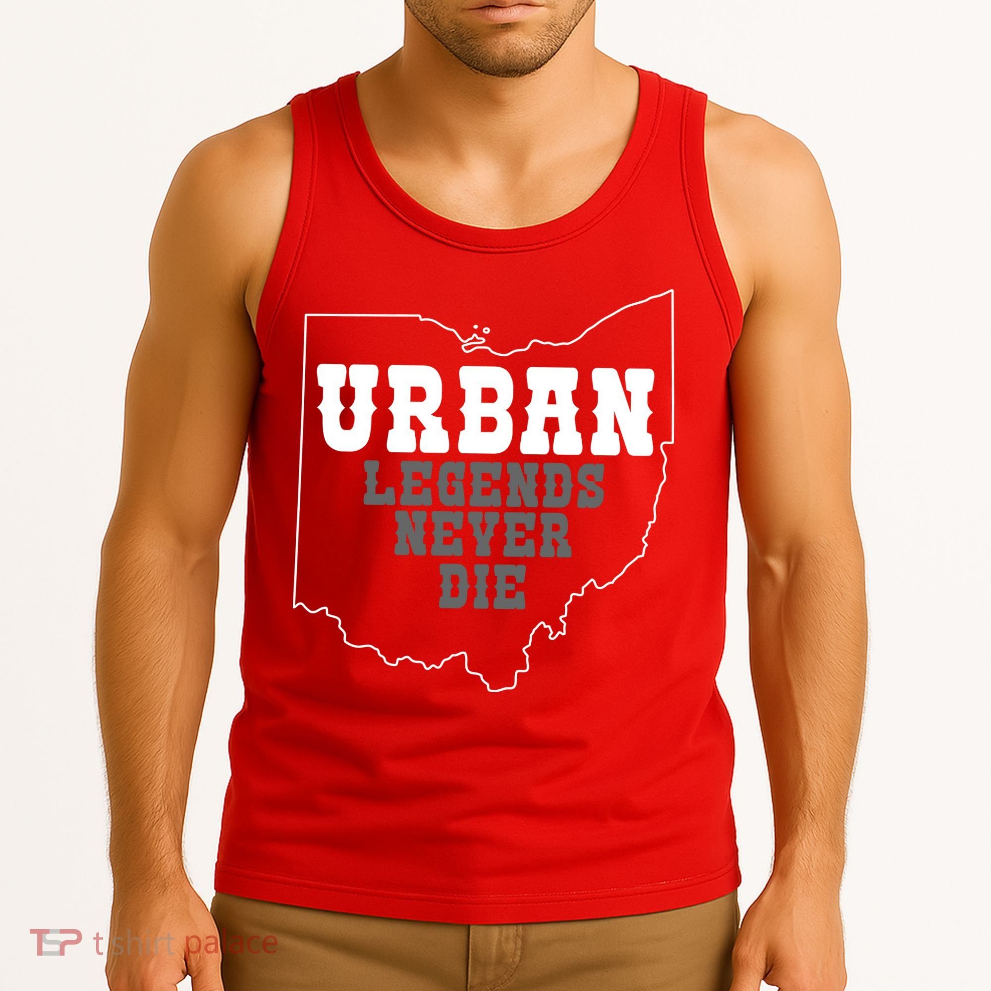 State Of Ohio Urban Legends Never Die Tank Top