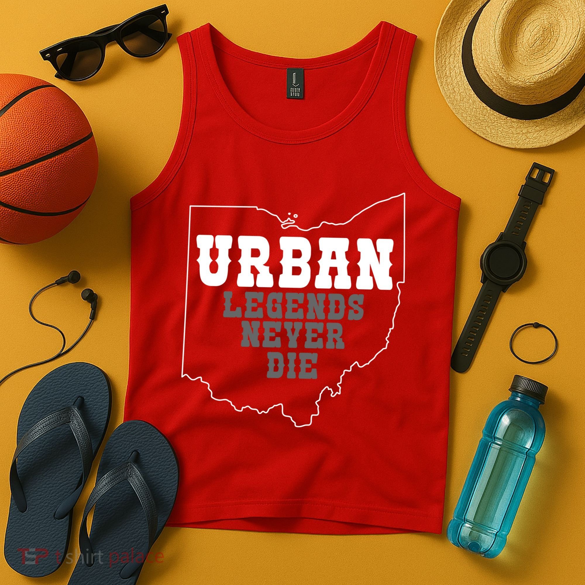 State Of Ohio Urban Legends Never Die Tank Top