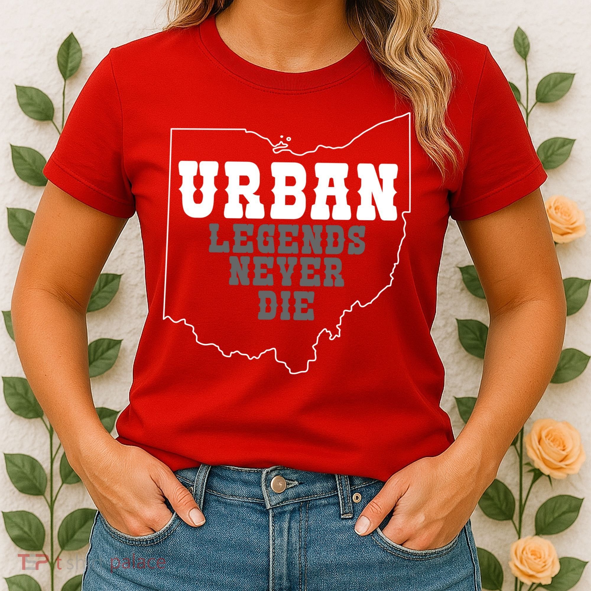 State Of Ohio Urban Legends Never Die Women's T-Shirt