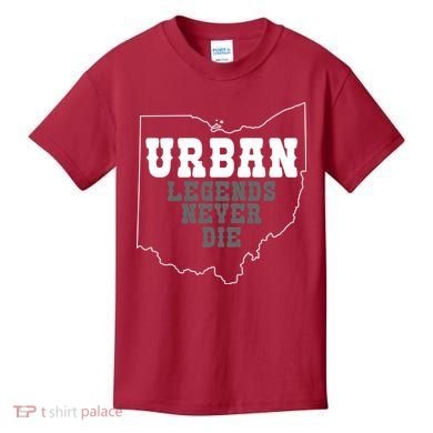 State Of Ohio Urban Legends Never Die Kids T-Shirt
