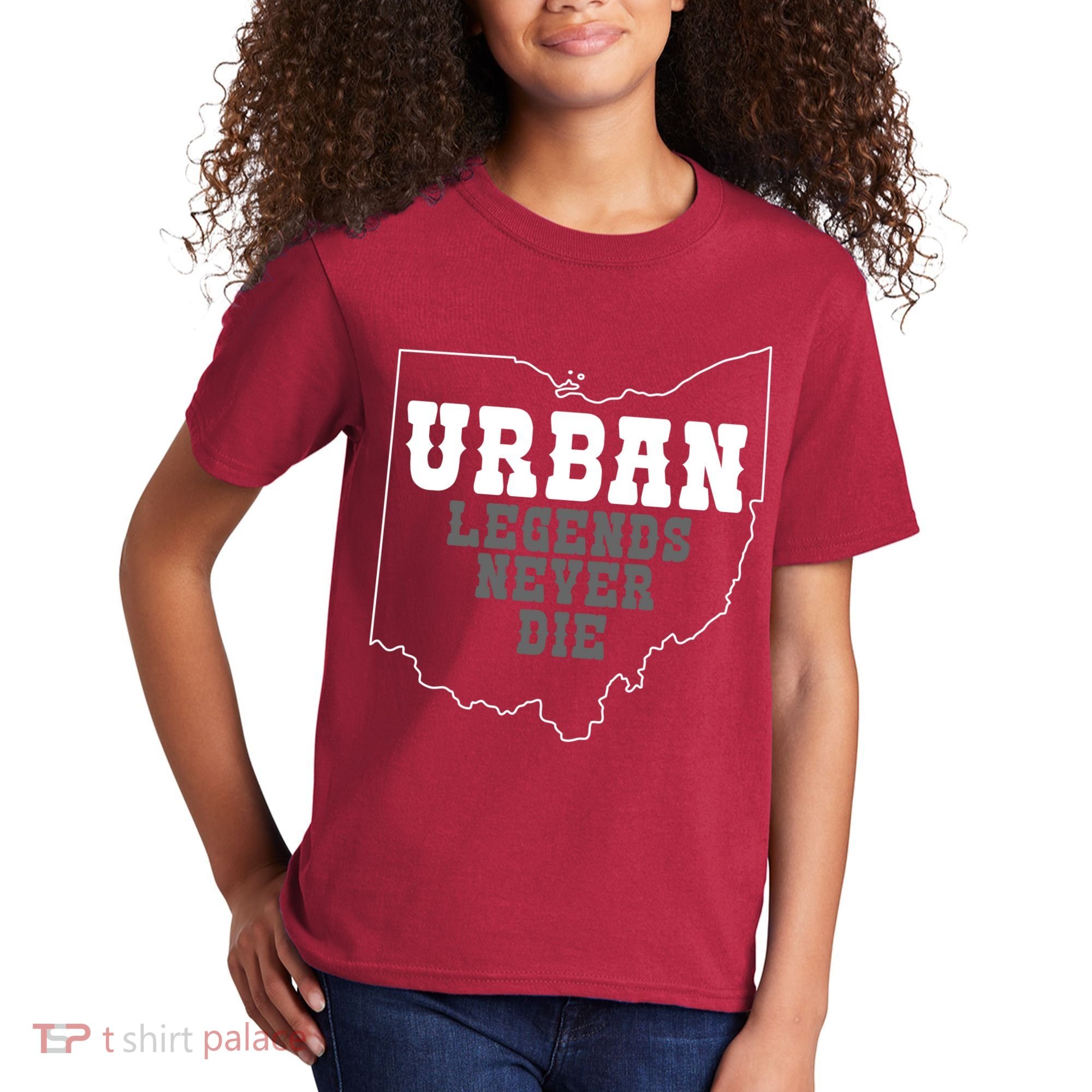 State Of Ohio Urban Legends Never Die Kids T-Shirt