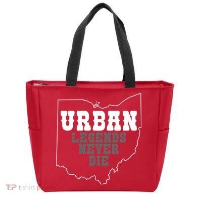 State Of Ohio Urban Legends Never Die Tote Bag