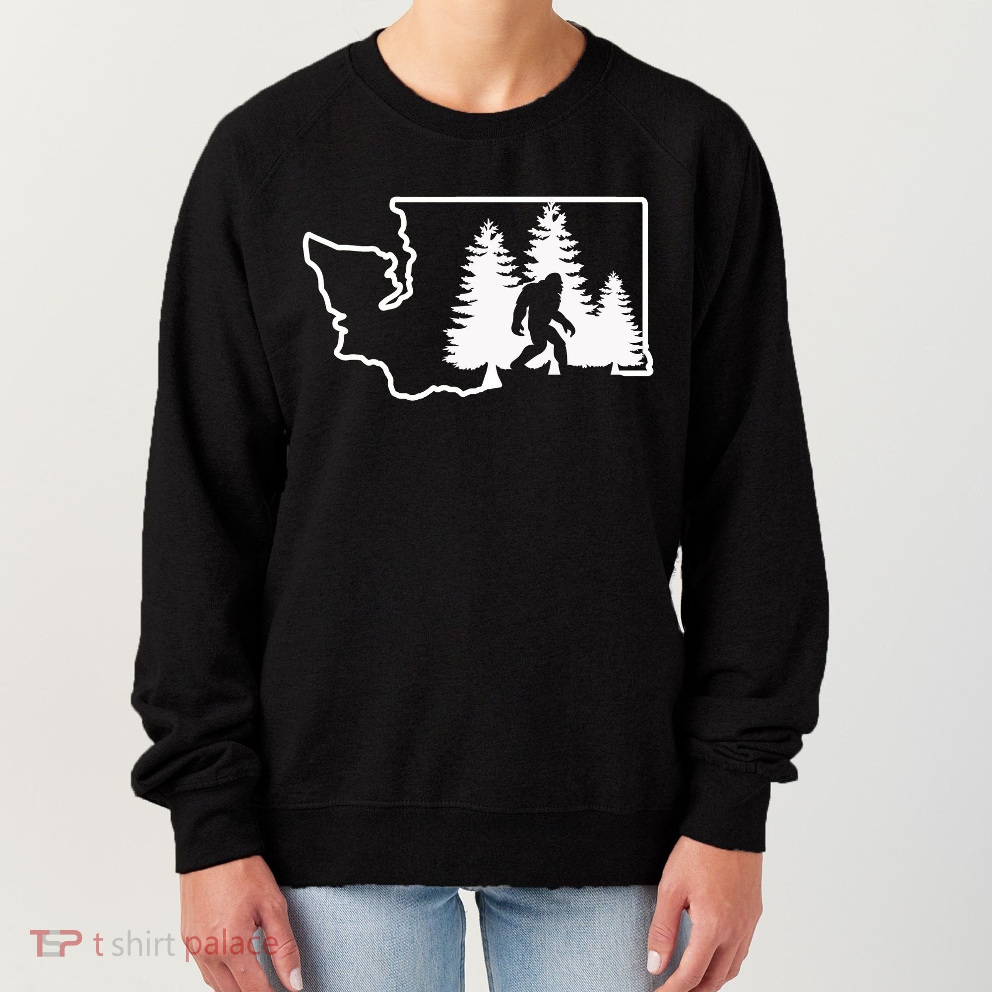 State Of Washington Big Foot Women's Sweatshirt