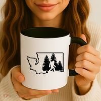 State Of Washington Big Foot Coffee Mug thumb 3