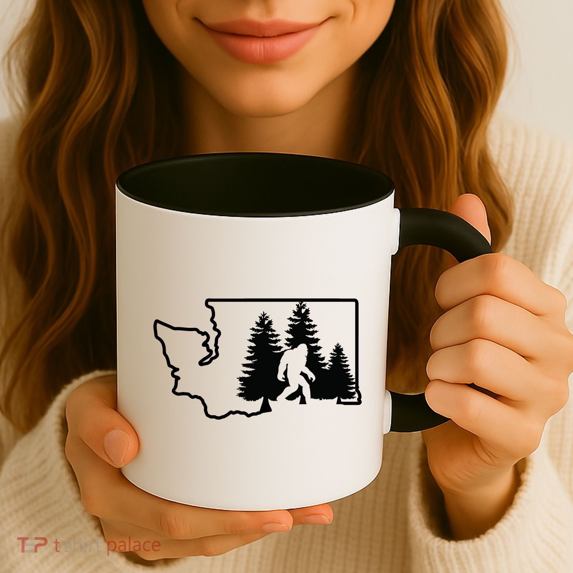 State Of Washington Big Foot Coffee Mug