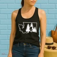 State Of Washington Big Foot Women's Tank Top thumb 2