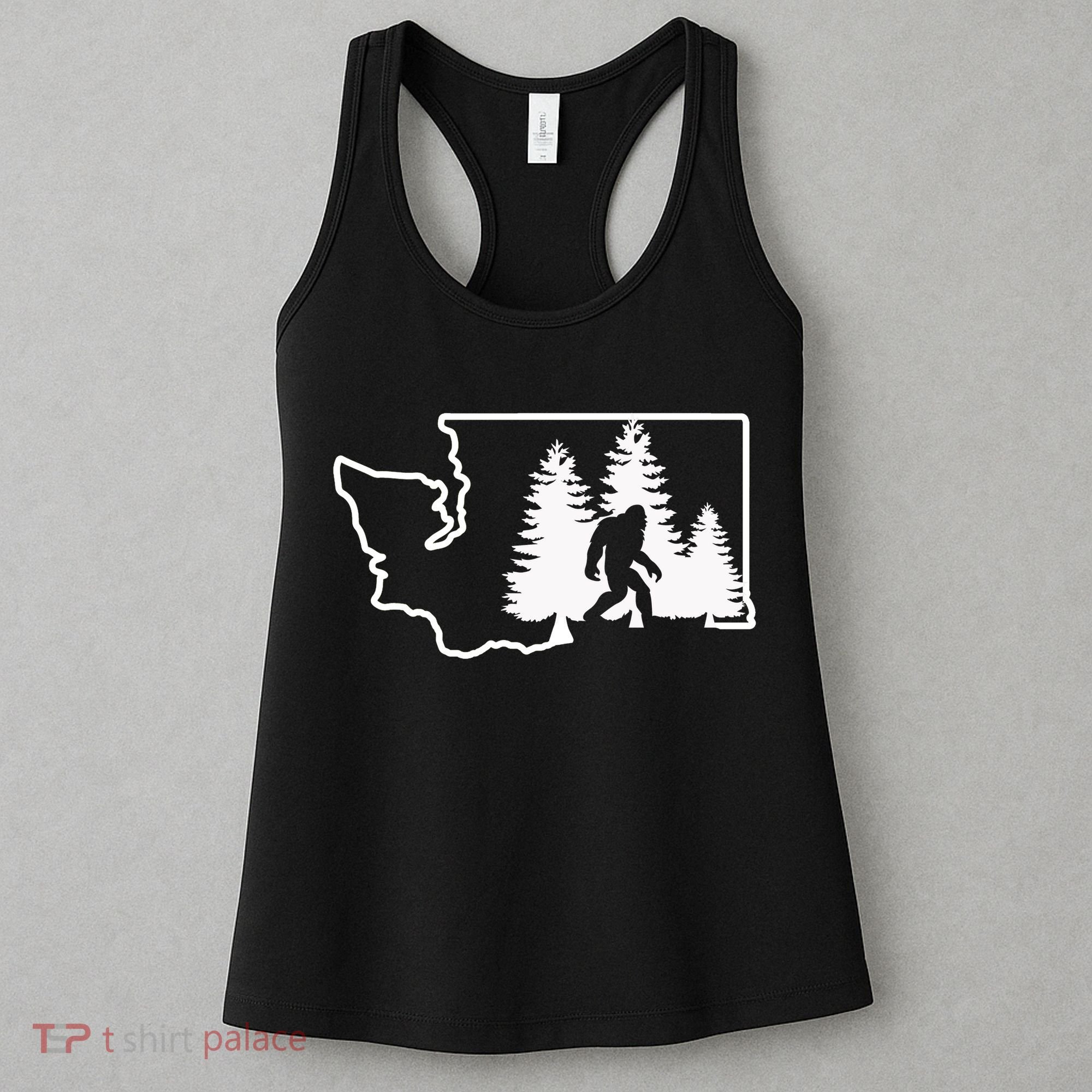 State Of Washington Big Foot Women's Tank Top