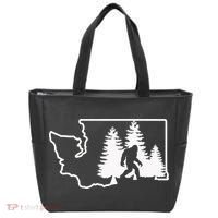 State Of Washington Big Foot Tote Bag thumb 0