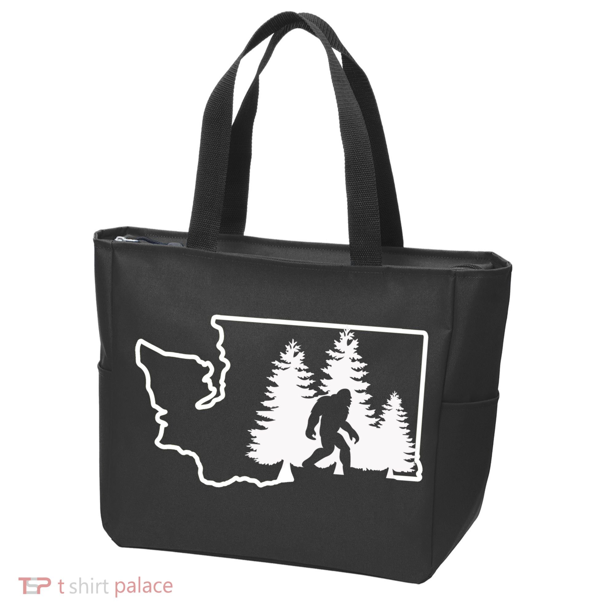State Of Washington Big Foot Tote Bag