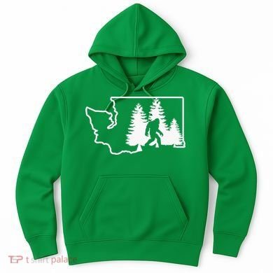 State Of Washington Big Foot Hoodie