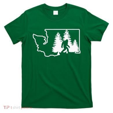 State Of Washington Big Foot T-Shirt