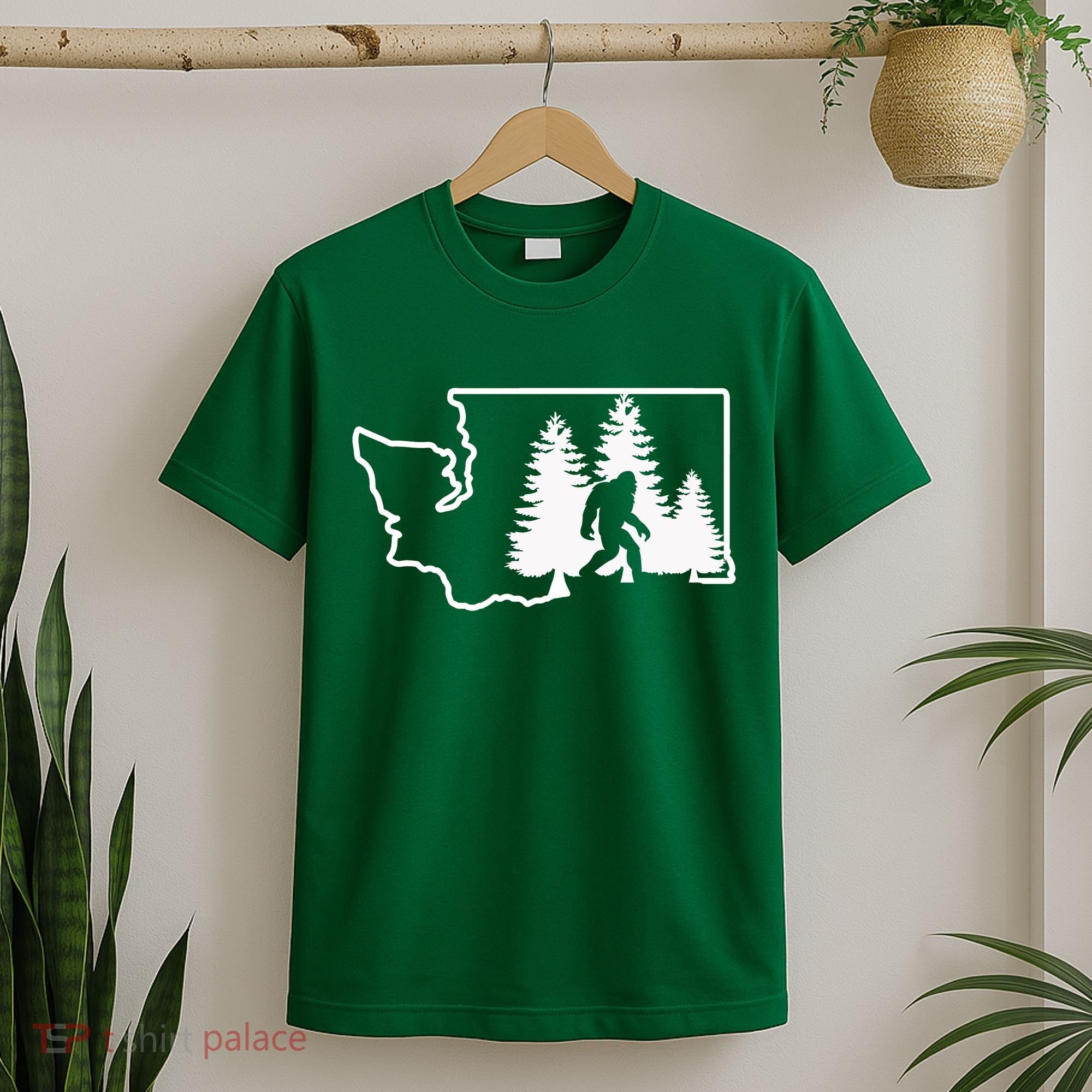 State Of Washington Big Foot T-Shirt