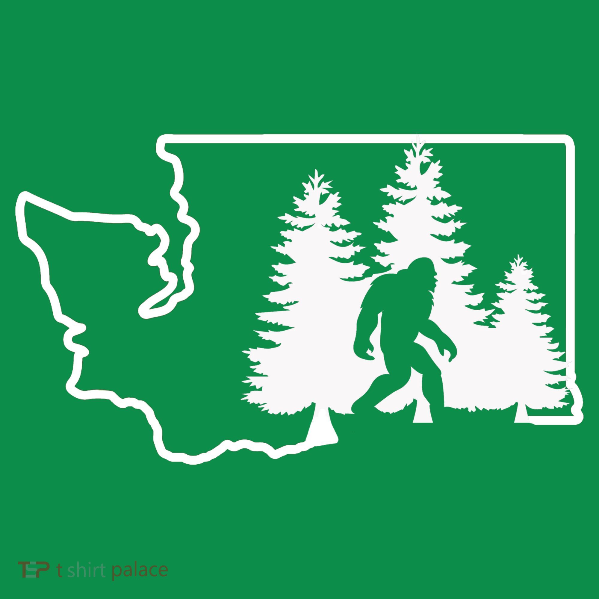 State Of Washington Big Foot Mousepad