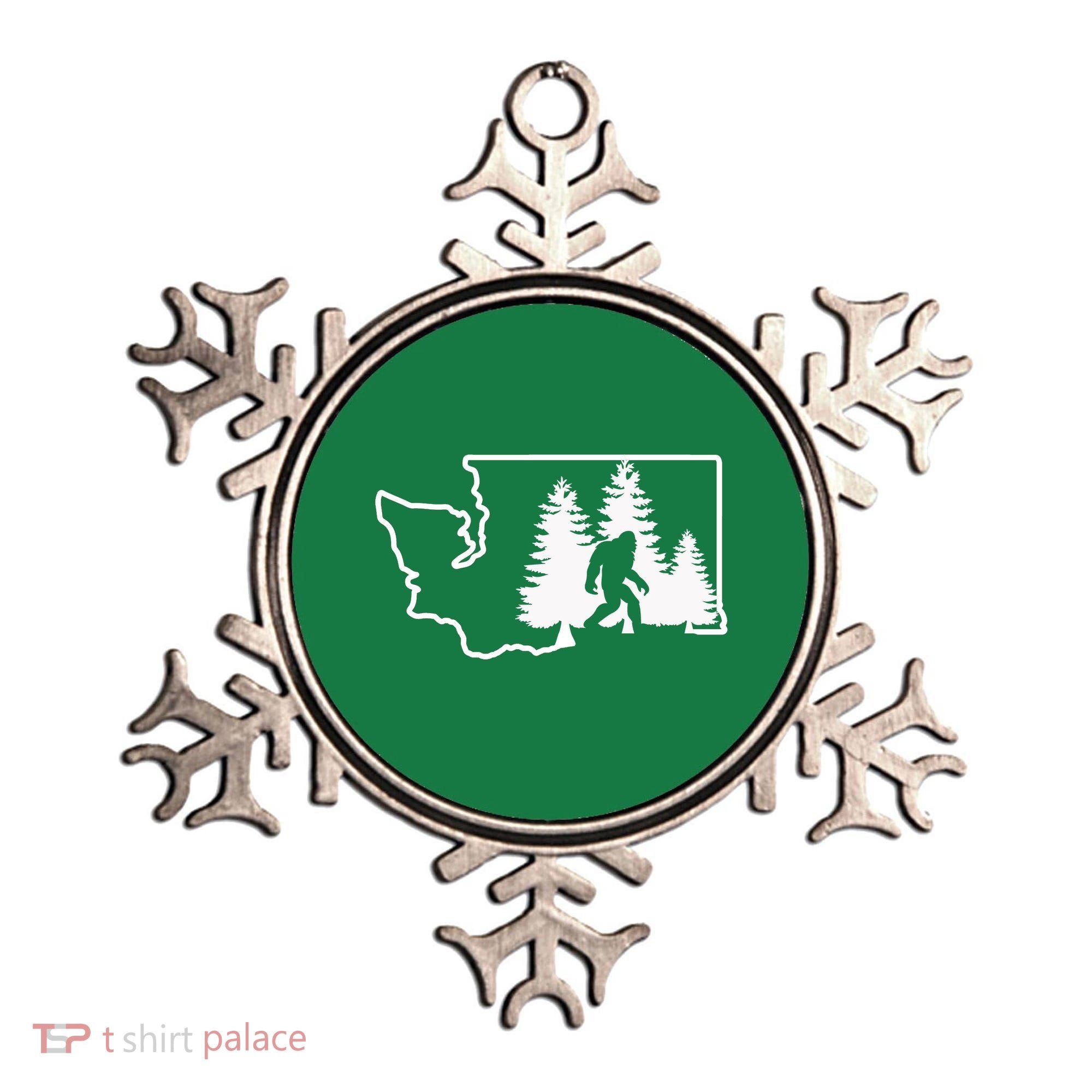 State Of Washington Big Foot Ornament
