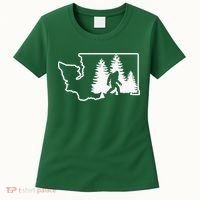 State Of Washington Big Foot Women's T-Shirt thumb 0
