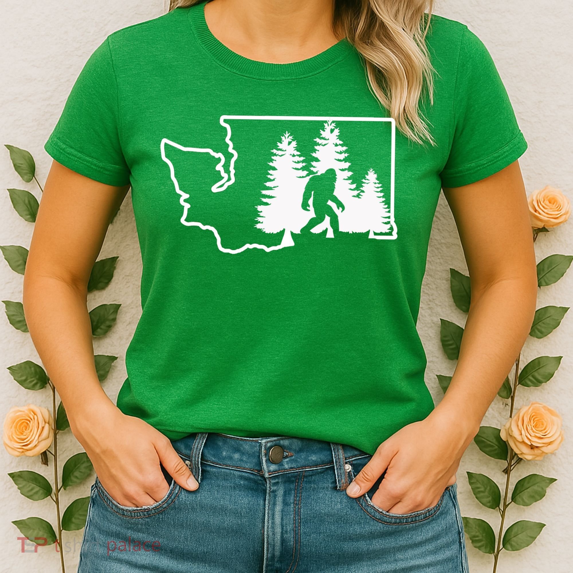 State Of Washington Big Foot Women's T-Shirt