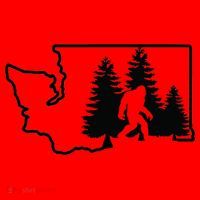 State Of Washington Big Foot Santa Hat thumb 1