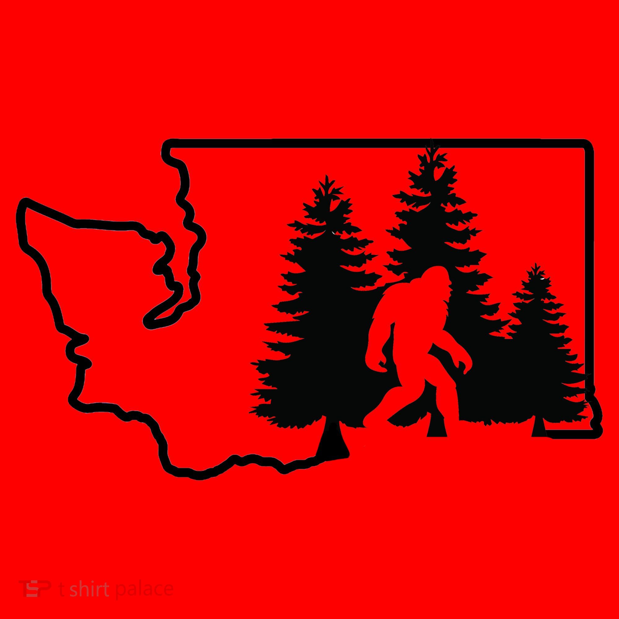 State Of Washington Big Foot Santa Hat