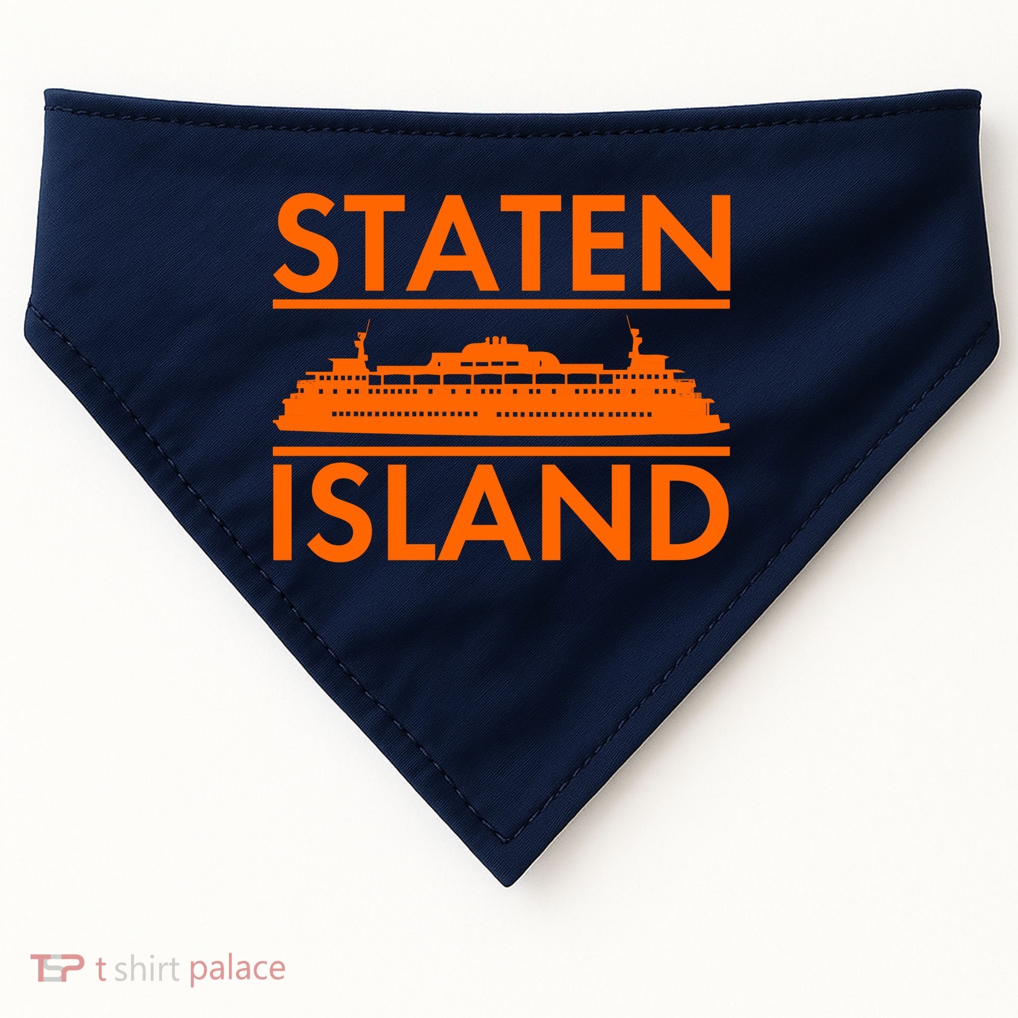 Staten Island Ferry New York USA-Made Doggie Bandana