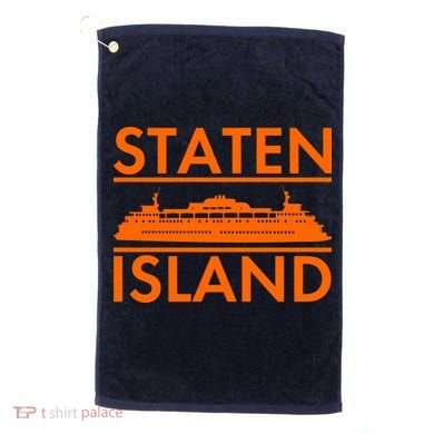 Staten Island Ferry New York Golf Towel