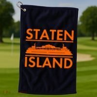 Staten Island Ferry New York Golf Towel thumb 1