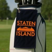 Staten Island Ferry New York Golf Towel thumb 2