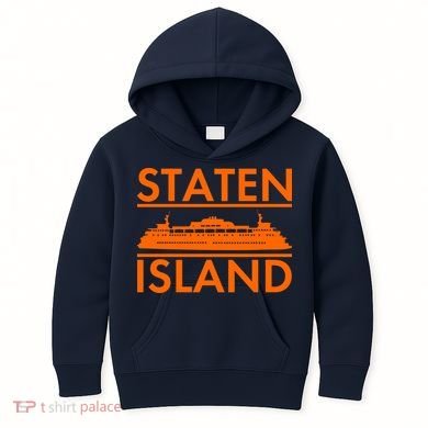Staten Island Ferry New York Kids Hoodie