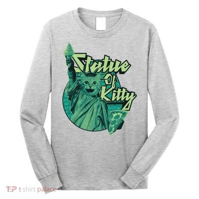 Statue Of Kitty Long Sleeve Shirt