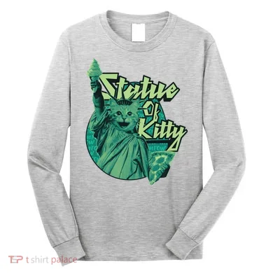 Statue Of Kitty Long Sleeve Shirt