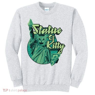 Statue Of Kitty Sweatshirt