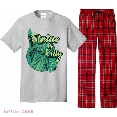 Statue Of Kitty Pajama Set