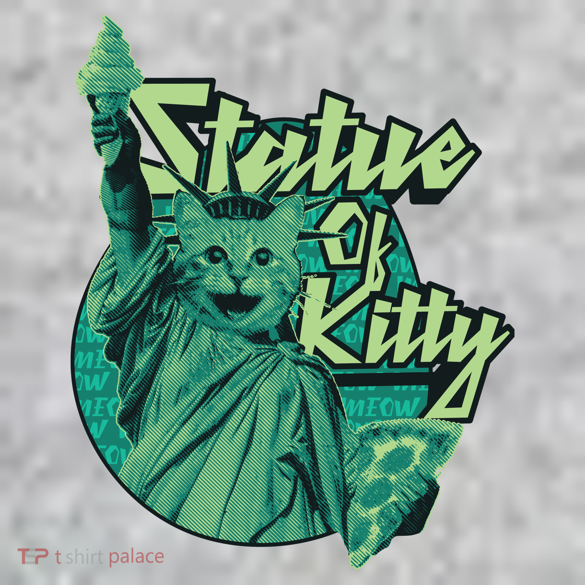 Statue Of Kitty Kids Sweatshirt
