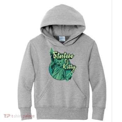 Statue Of Kitty Kids Hoodie