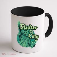 Statue Of Kitty Coffee Mug thumb 1