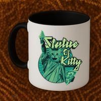 Statue Of Kitty Coffee Mug thumb 2