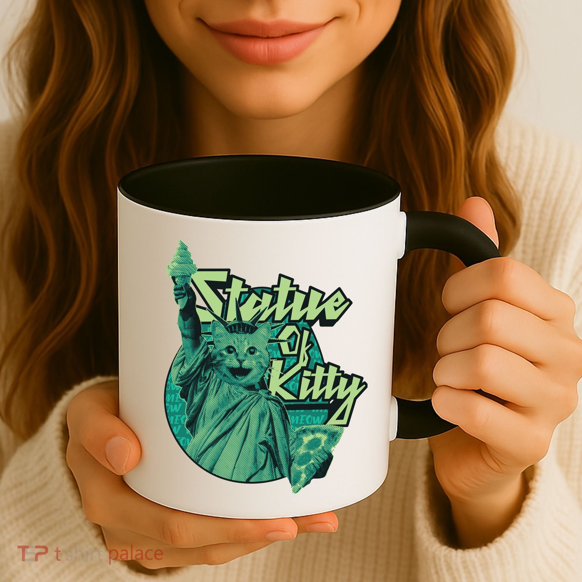 Statue Of Kitty Coffee Mug