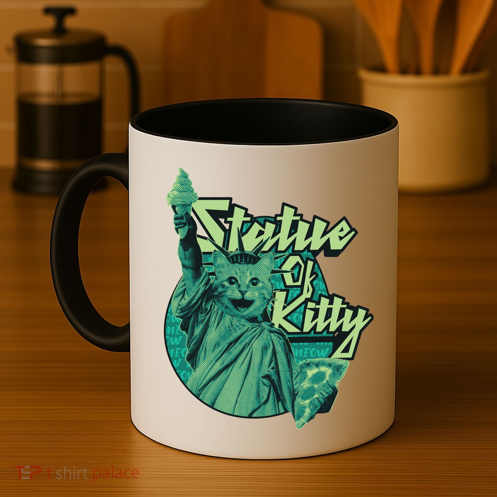 Statue Of Kitty Coffee Mug