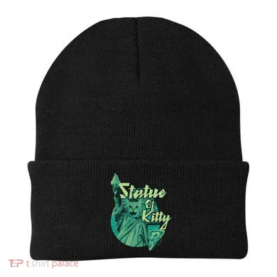 Statue Of Kitty Beanie